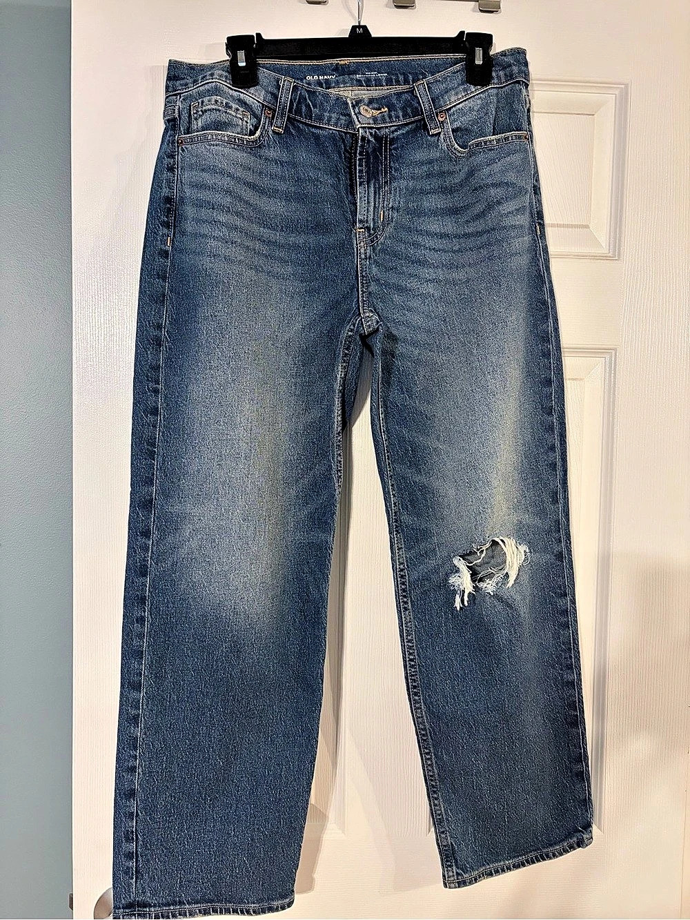 Old Navy Boyfriend Loose Boyfriend Jeans in Blue Size Medium
